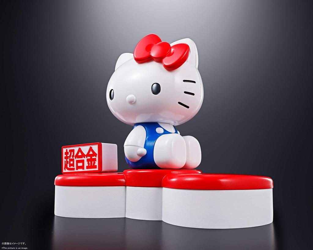 TAMASHII NATIONS Chogokin Hello Kitty 60mm ABS Painted Movable Figure (45TH ANNIVERSARY) Approx. Die-cast &