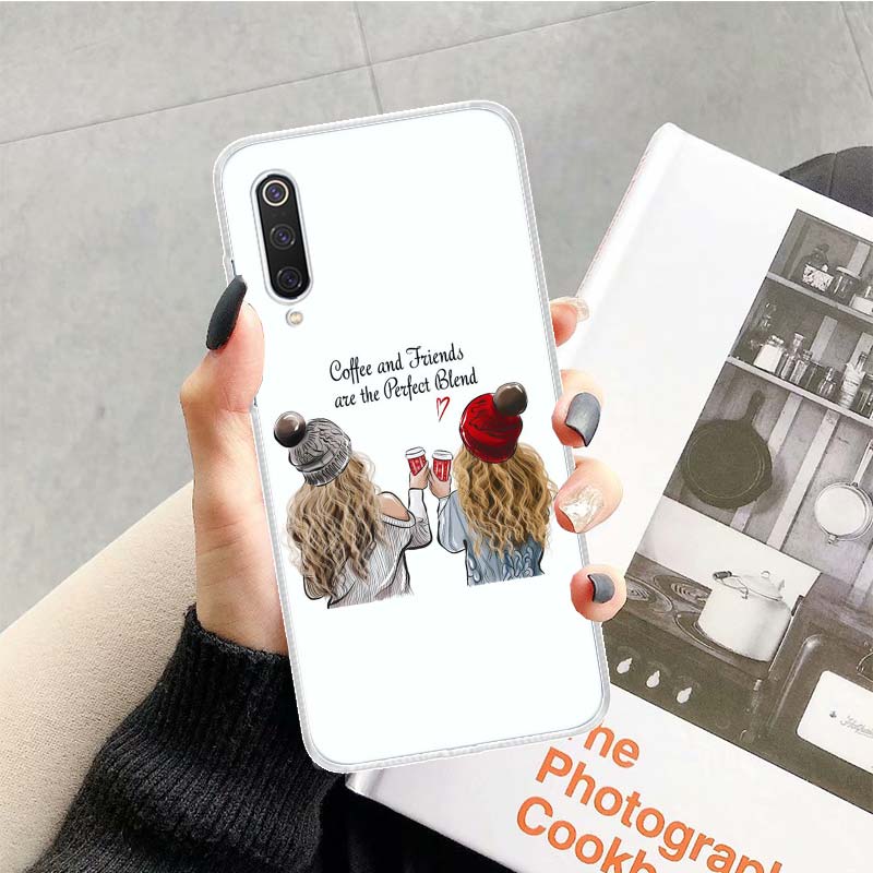 Best Friends BFF Matching Phone Case For Xiaomi Redmi Note 13 14 15 Pro Plus 12S 12 14S 11S 11E 10 10S 11 11T 5G 4G Cover Coque