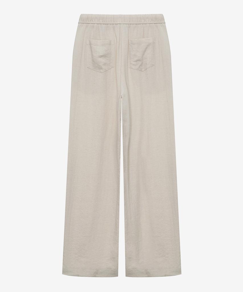 MIND BRIDGE WOMEN [W] Linen Wide Full Elastic Waist Pants - 2 Colors