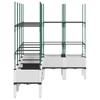 Planter with Trellis White 160 x 120 x 142.5 cm PP