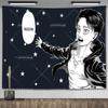 178. Eren Jaeger Freedom Tapestry Wall Hanging Japanese Anime Tapestry Dorm Backgroun