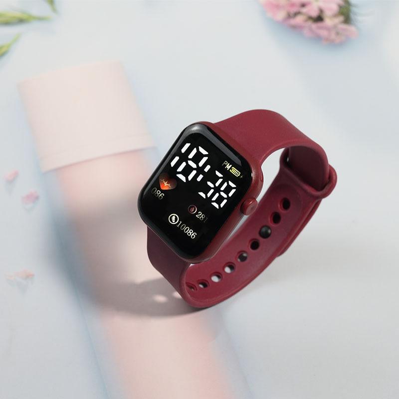 Led Digital Display Waterproof Electronic Watch Smart Watch Sport Fitness Led Waterproof Children Watch Children Universal