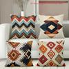 2D плоская печать Подушки с богемным узором для стильного домашнего декора Полиэстеровая наволочка декоративная накидка на подушку для дивана