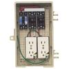 Mirai Industry Outdoor Power Temporary Box with Built-in Ground Fault Circuit Breaker, Branch Breaker, and Outlet, ELB Assembly, 2A-2C