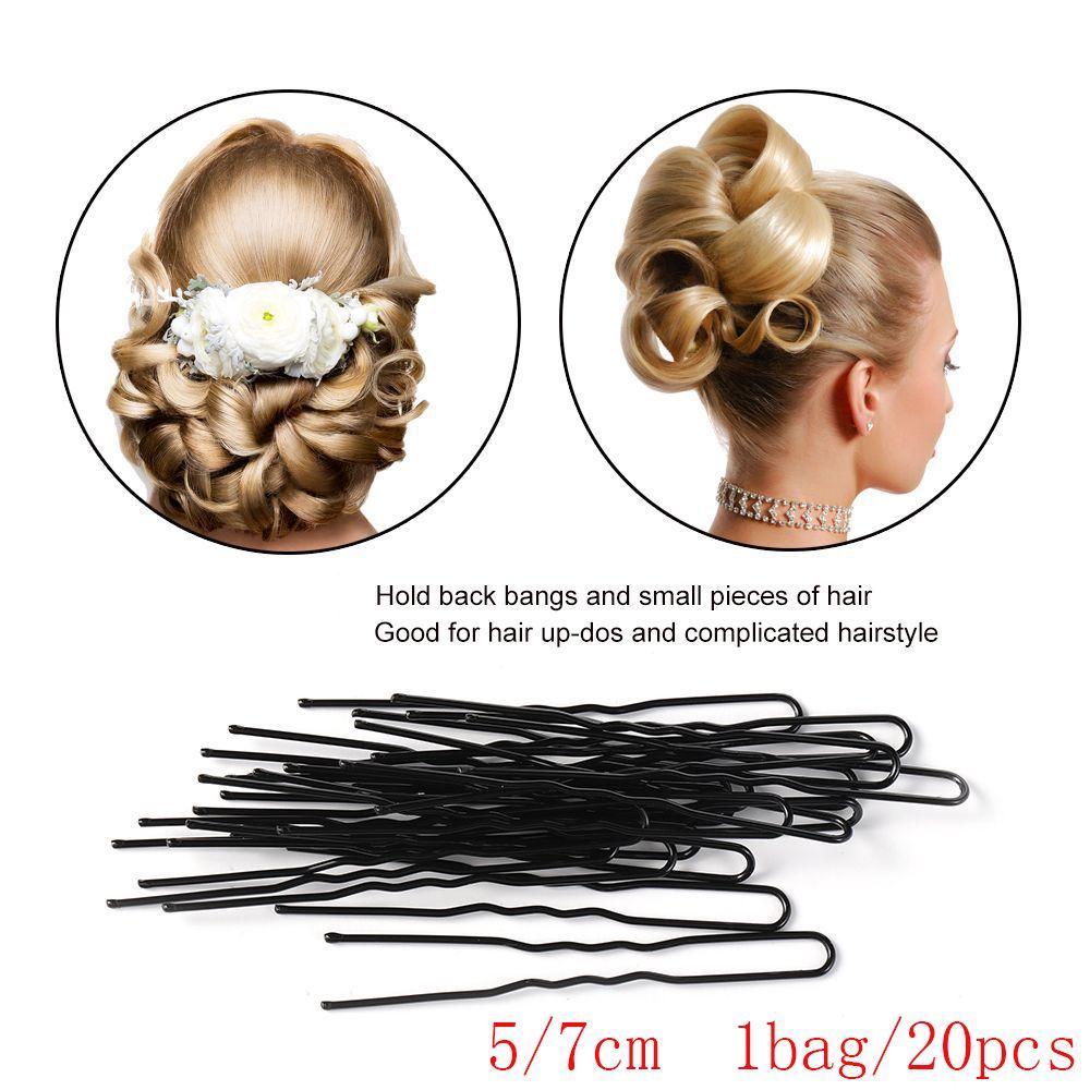 20PCS Gold Gifts Headwear Bridal Hairstyle Tool U-shaped Waved Hair Pins Barrette Hairclips