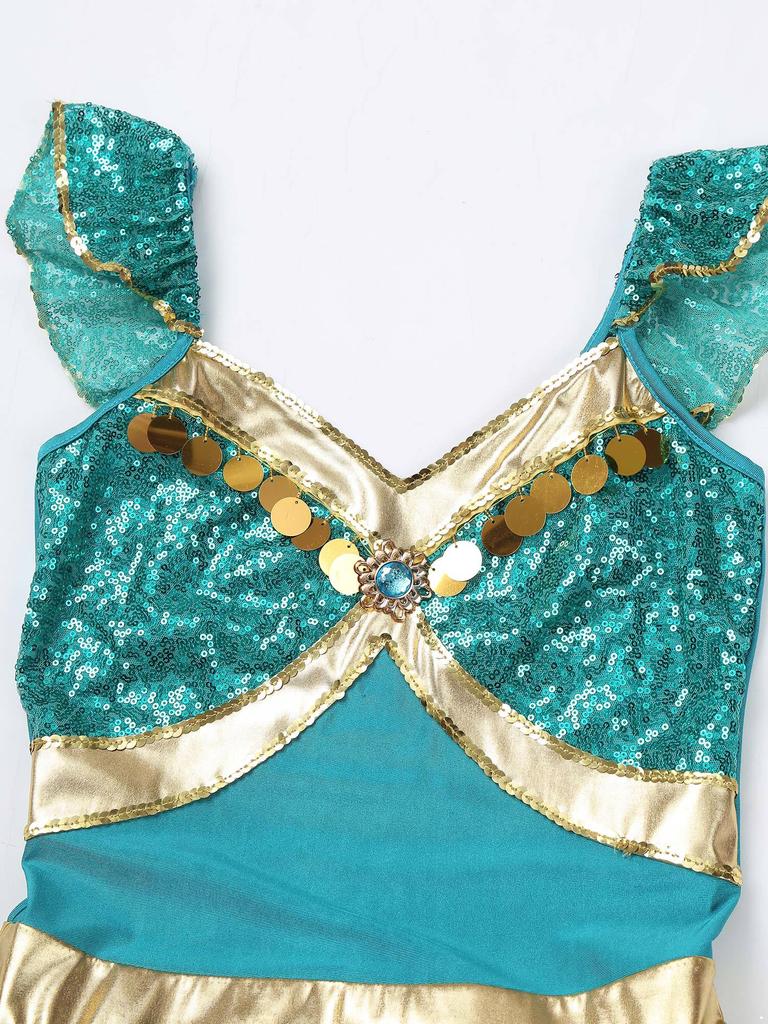 Платье-трапеция, нарядное платье на Хэллоуин, костюмы для косплея арабской принцессы, женские наряды для танца живота, сценические наряды