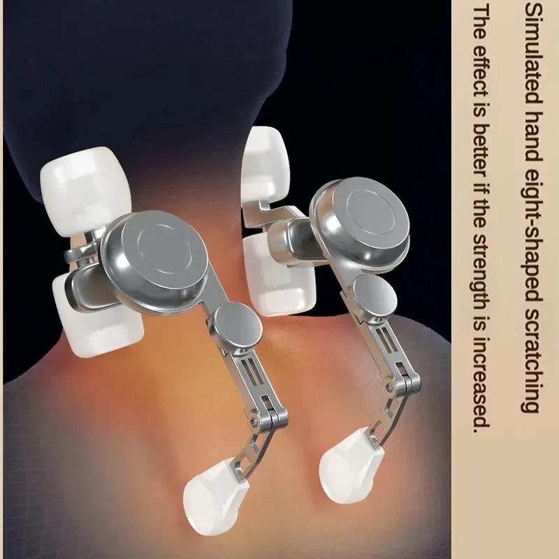 8D массажер для шеи и плеч, электрический воздушный компресс, разминающий, многофункциональный массажер для спины, массирующий несколько частей тела