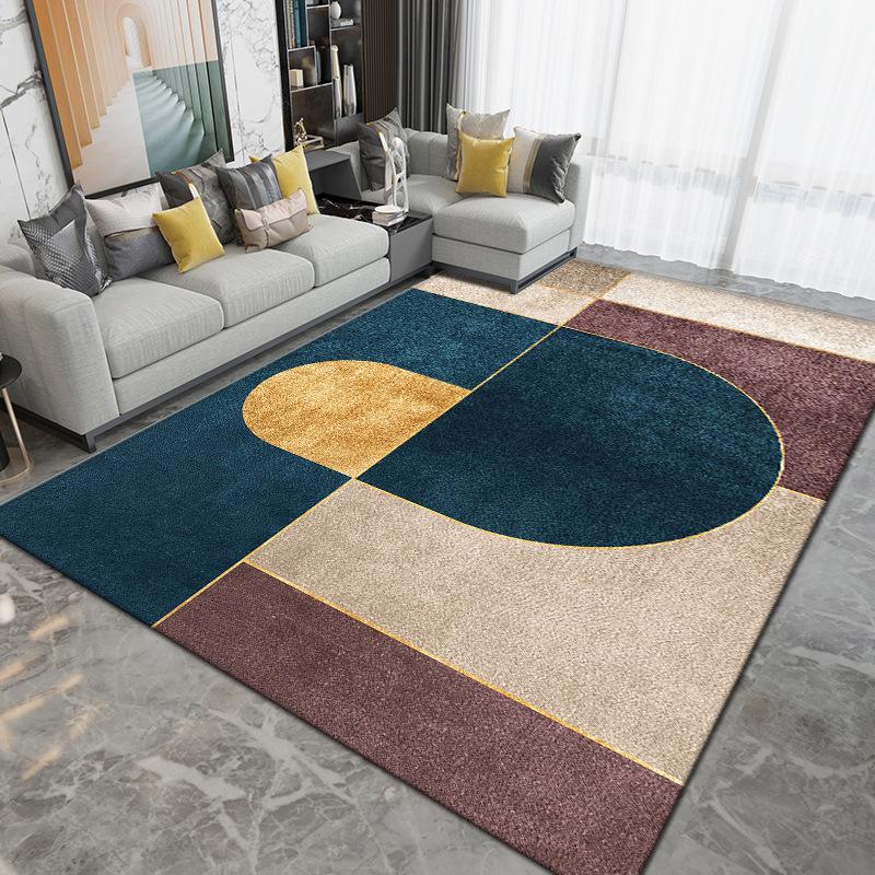 Nordic Carpet Гостиная Светлая Роскошная Коврики для Журнального Столика Спальня Большая Площадь Коврик Кухня Нескользящие Ковры
