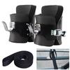 1 Pair Inversion Gravity Boots Hanging Pull Up Boots with Comfortable Foam Padding and Safe Locking