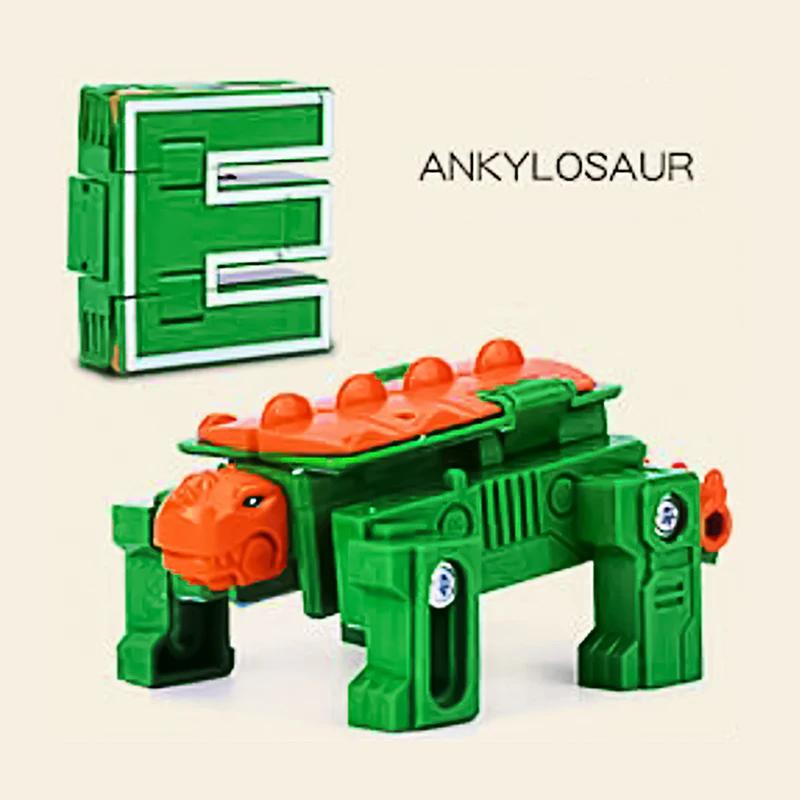 Новые обучающие игрушки 26 букв Изучаемые слова Трансформируемые Собираемые Роботы Алфавитные игрушки Для детей Подарки Учись Играй Робот-игрушка