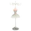 Model Dress Jewelry Display Stand Earring Necklace Hanging Hooks Stable Base Mannequin Necklace