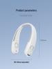 Portable USB Rechargeable Neck Fan - Silent, Powerful Cooling for Students