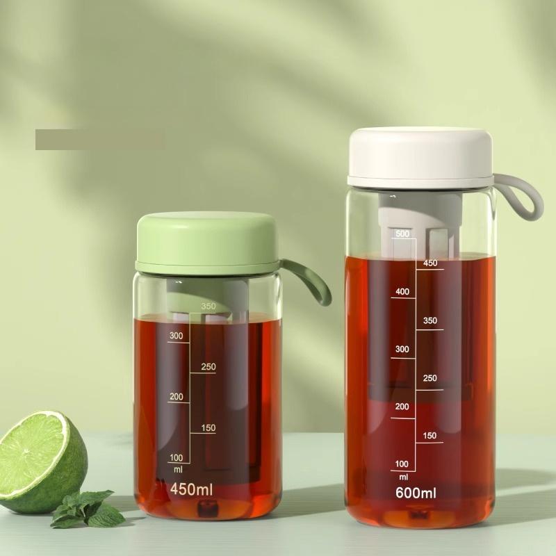 Summer Water Cup Cold Brew Portable Lemon Juice Smoothie Cup Green Juicer Cup Juice Filter Cup With Tea Separator Tea Cup