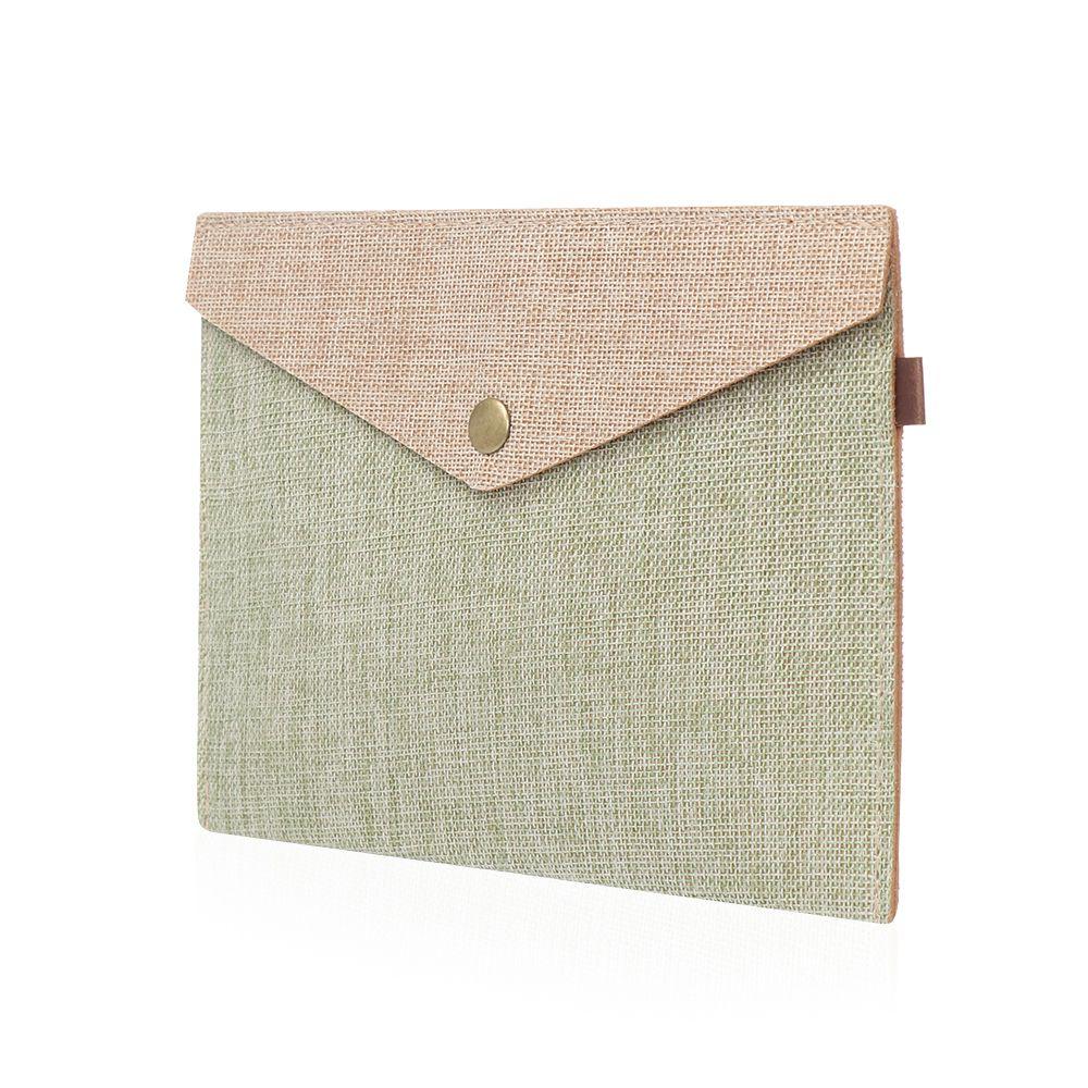 Portable Organizer Elegant Document Bag Paper Holder File Folder Canvas Felt File Briefcase