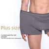 Мужские трусы-боксеры больших размеров из хлопка - однотонные, очень широкие, очень большой размер