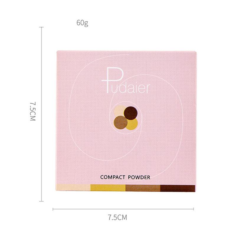 Pudaier Pressed Powder Set Up Foundation Пудра под макияж Водостойкая консилерная пудра и пудра для контроля жирности