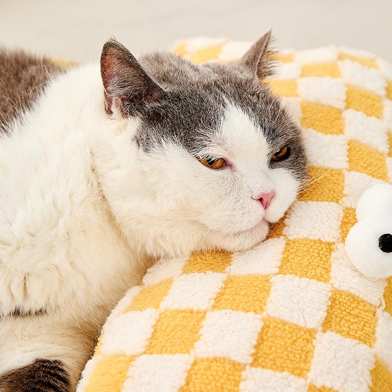 Гнездо для кошки, подходит для всех сезонов, гнездо для собаки, летний охладитель, гнездо для сна кошки, кровать для кошки, кровать для собаки, гнездо для питомца, гнездо для сна, коврик для сна для собаки