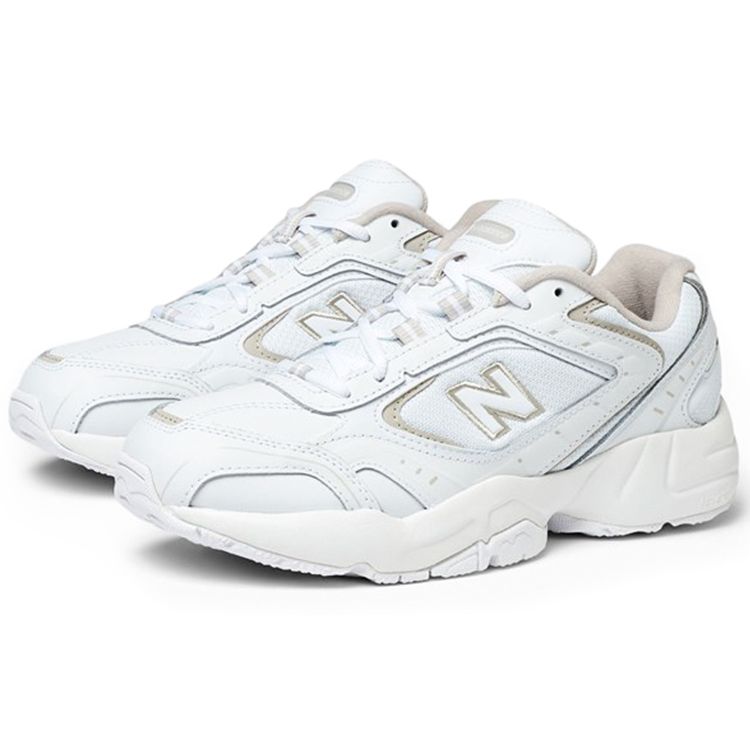 New Balance 452 White Light Cliff Grey Женские кроссовки Черные WX452SG