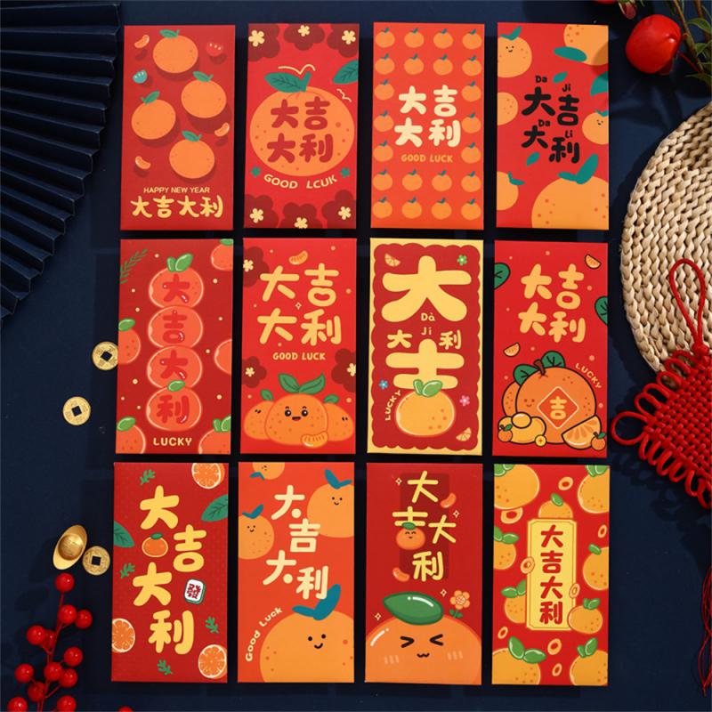 New Year Red Envelopes Creative And Fashion Year Of The Dragon Red Envelope Trend Cartoon Dragon Design Cartoon Red Envelope Bag