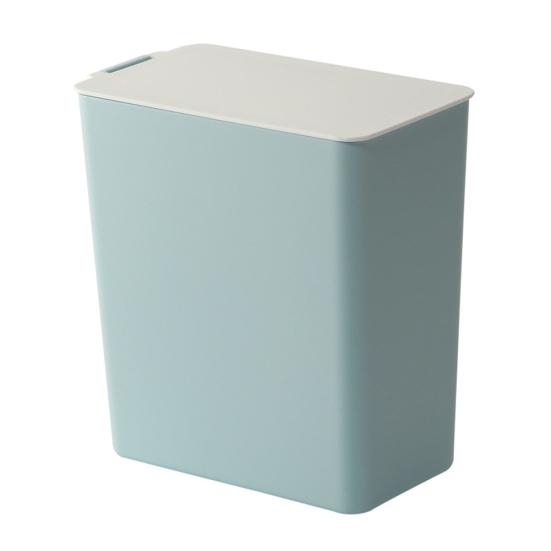 Mini Solid Color Desktop Dustbin Trash Can Kitchen Worktop Rubbish Holder Bin
