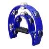 Hand Tambourine Bell Big Size Double Row Metal Jingles Percussion Instrument Bell Tambourine for