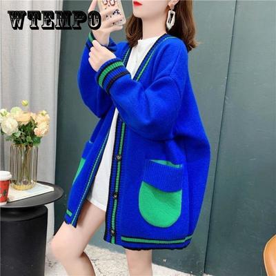 Женский кардиган, теплый вязаный свитер, куртка, модные кардиганы, пальто, женский приталенный крой, V-образный вырез, женский топ, повседневная верхняя одежда, осень-зима