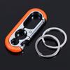 Key Ring Waist Buckle Car Keychain Car Key Holder Bottle Opener Key Chain Double Ring  Keychain