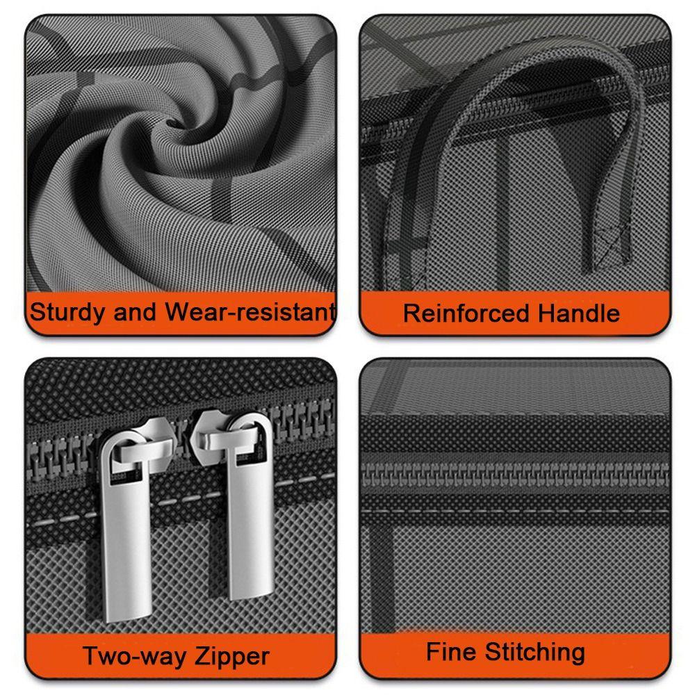 Non Woven Fabric Clothes Quilts Storage Bag Large Capacity Reinforced Handles Blanket Comforter Bags Dustproof Foldable