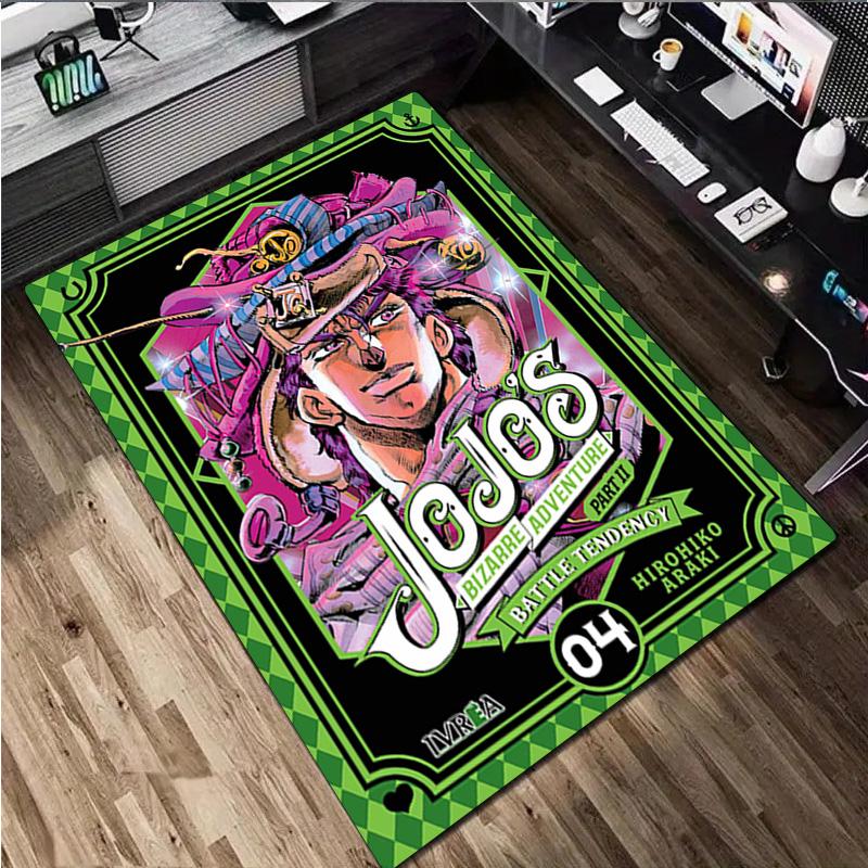 1Pc Jojo′s Bizarre Adventure Rug - Home carpet Office Decorative Carpet For Living Room Bedroom Door Mat Floor Rug Computer Chair Area Rug