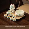 Ru Kiln Splendid Landscape Automatic Tea Set