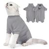 Breathable Pet Jumpsuit Anti-licking Cat Suit Vest Cat Recovery Suit  Help Recovery