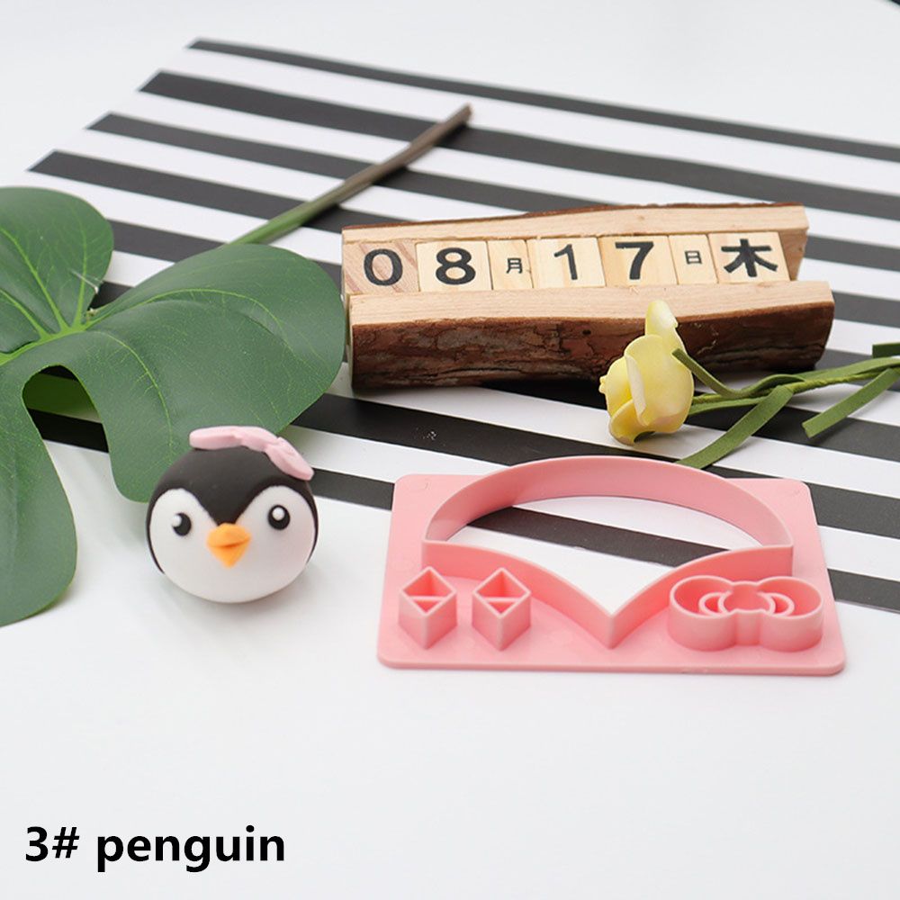 Plastic Cooking Supplementary Pasta Mould Set Food Moulds Cute Cartoon Dough Steamed Buns