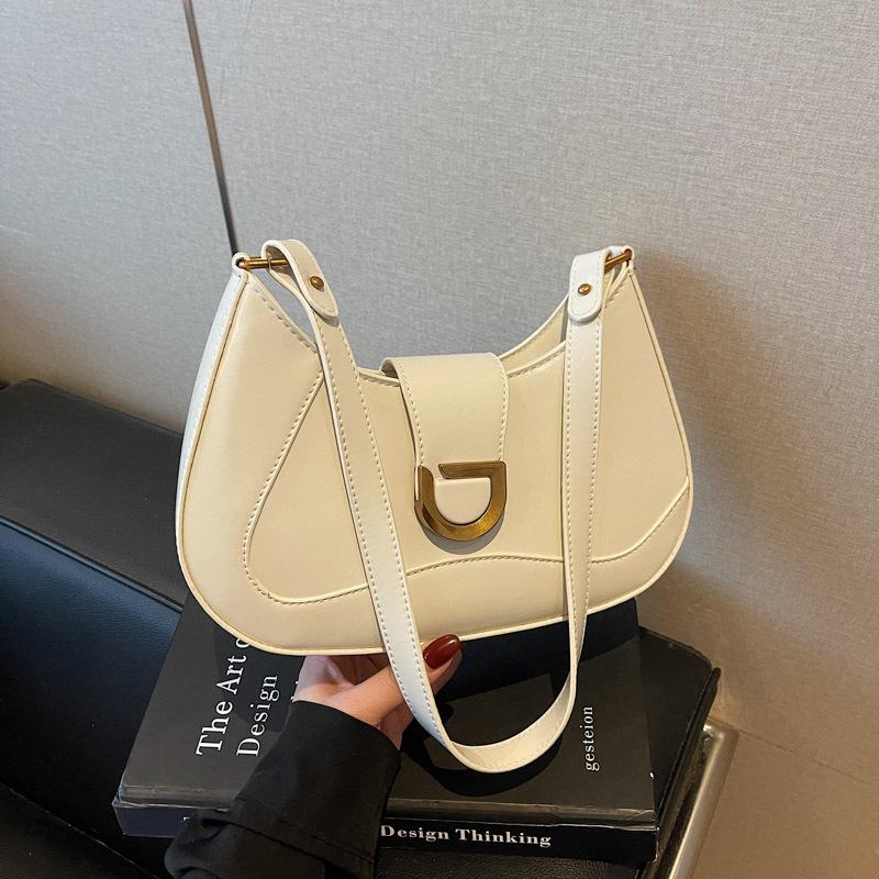 Autumn New Shoulder Crossbody Bag Fashionable Simple Underarm Bag New Women's New Crescent Bag Women's Bag