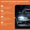 Полировальная паста, Чистящая паста для полировки автомобильных фар, Комплект для восстановления фар, Уход за фарами автомобиля, осветление, удаление желтого цвета, полировка и ремонт