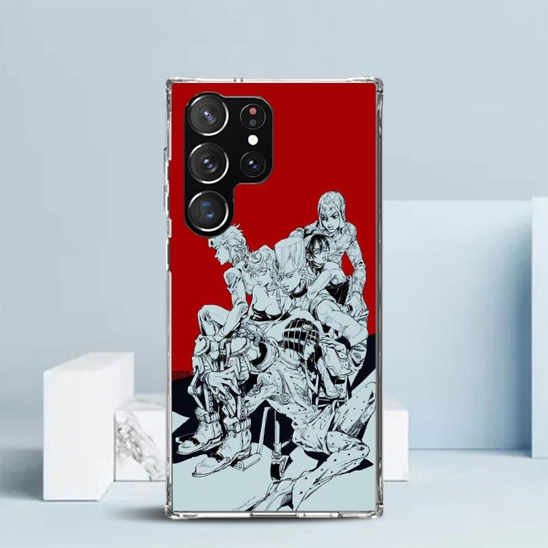 Чехол для телефона JoJo's Bizarre Adventure Golden Wind Для Samsung Galaxy S24 S25 Edge S26 Ultra S22 S23 Plus S21 + S20 FE Мягкий ТПУ Задняя панель