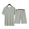 Men's Summer Short-Sleeve Pajama Set - Breathable, Lightweight, and Cool Sleepwear
