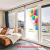Happy Birthday Door Curtain Basketball Confetti Entryway Dynamic Polyester Home Decor