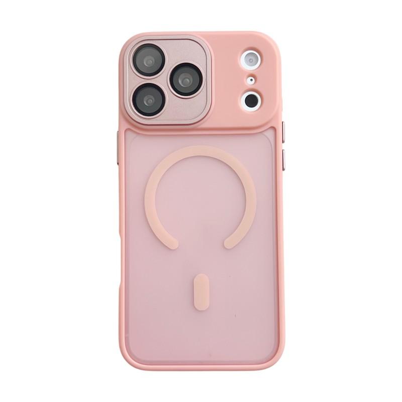 For iPhone 17 Pro Magnetic Back Cover WANLONFENG QB1 Series PC TPU Shockproof Phone Case