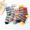 5 Pairs of Female Autumn and Winter Imitation Mink Wool Thick Warm Ethnic Rabbit Wool Tube Socks