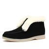 New Large 35-43 Snow Boots Cotton Shoes Plush Non Slip Warm Fashion Casual Boots