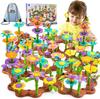 Строительные блоки VoSinrly, садовые блоки 272 шт., игрушки для девочек и мальчиков, 3D-головоломки, развивающие игрушки, развивающие воображение и креативность, тренировка кончиков пальцев