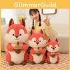 Cartoon Squirrel Plush Toy Cute Stuffed Animal Dolls Decorations Gifts Kids