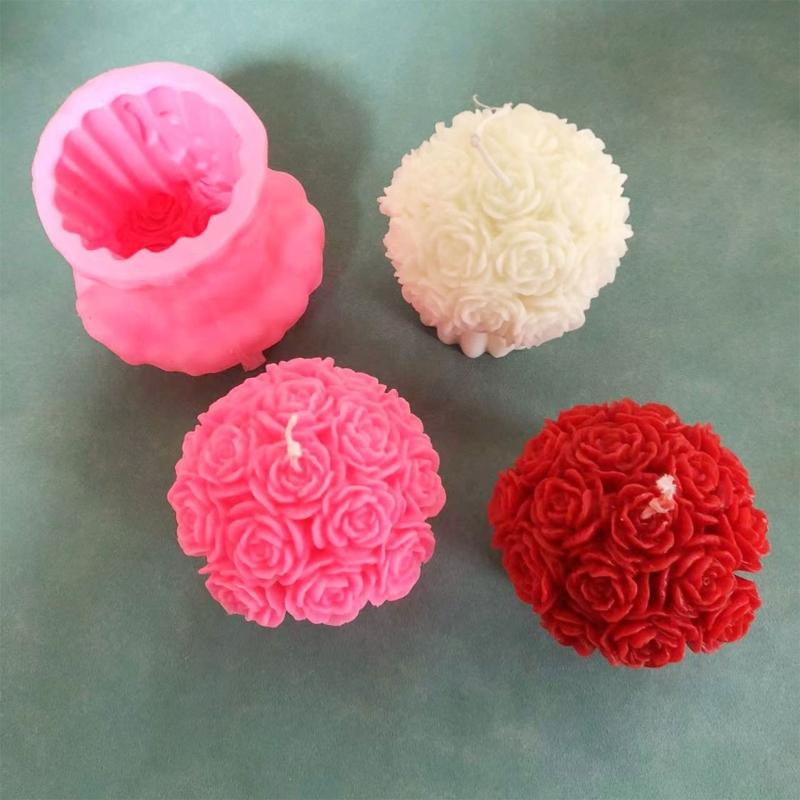 Универсальная форма в виде розового дерева, прочные силиконовые формы для изготовления ароматерапевтических свечей своими руками, универсальная форма для украшения торта