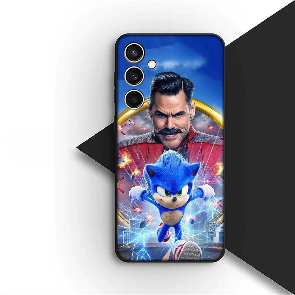 Cover for Samsung Galaxy S24 S25 S23 FE Ultra Plus S7 Edge S25+ S23+ A56 5G Casing Phone Case game S-Sonics Anime HedgehogS