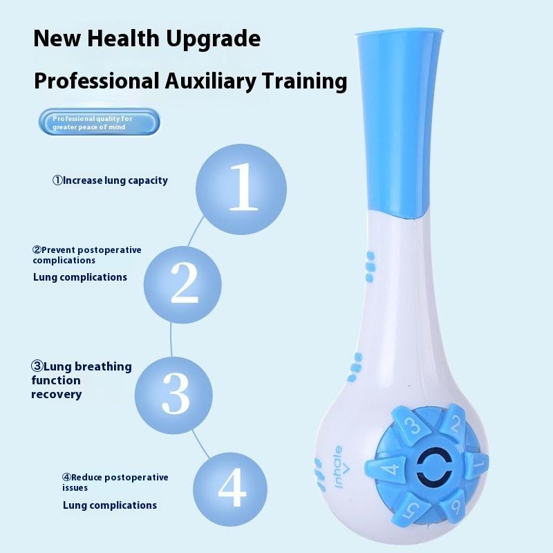 Дыхательный тренажер Регулируемая передача Тренажер для легких Жизненная емкость Тренировка сопротивления