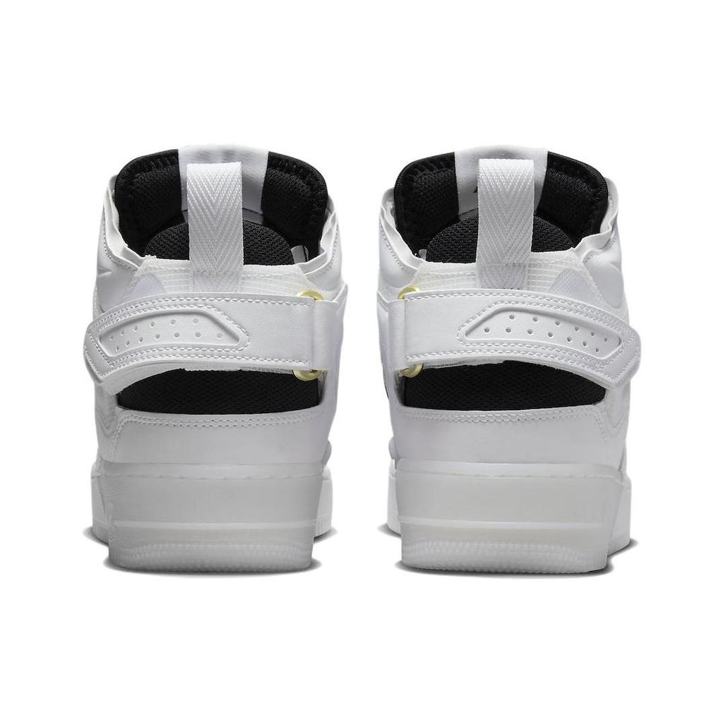 Nike Air Force 1 Mid React 40th Anniversary - White Black Men Sneakers Yellow-Ochre Metallic-Gold DQ7668-100