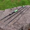 Fishing Rods 2.1/2.4M Portable Carbon Fiber Spinning Fishing Pole Travel Saltwater Freshwater Rod