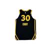 Nike Стивен Карри Нет. 30 Джерси Golden State Warriors City Edition, мужские топы 2023–24 гг., черный желтый DX8759-010