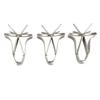 6pcs Stainless Steel Bird Cage Feeder Clip Fruit Vegetable Holder Food Clips Parrot Fruit Vegetable Clip Bird Food Clip