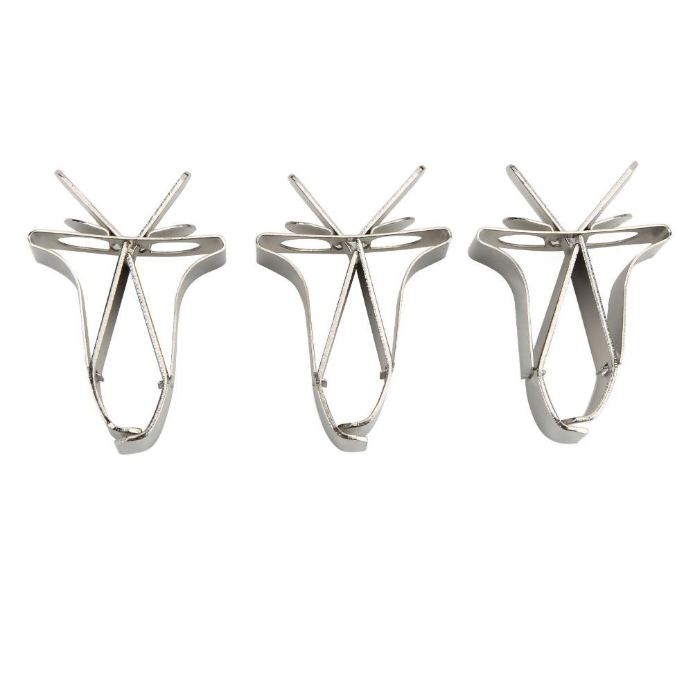 6pcs Stainless Steel Bird Cage Feeder Clip Fruit Vegetable Holder Food Clips Parrot Fruit Vegetable Clip Bird Food Clip